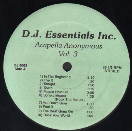 VARIOUS - Acapella Anonymous Vol. 3