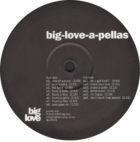 VARIOUS - Big-Love-A-Pellas