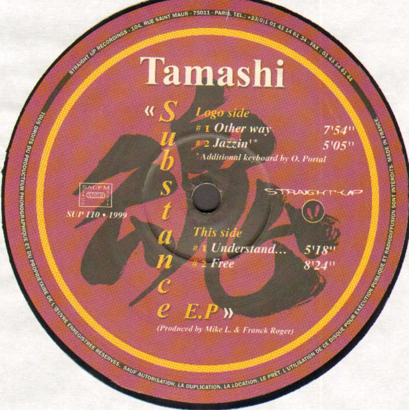 TAMASHI - Substance EP