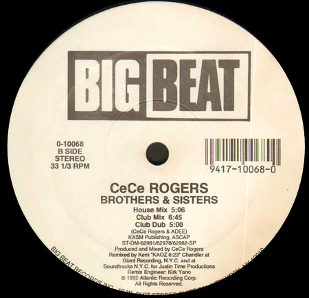 CE CE ROGERS - Brothers & Sisters