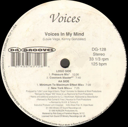 VOICES - Voices In My Mind (Masters at Work Rmx)