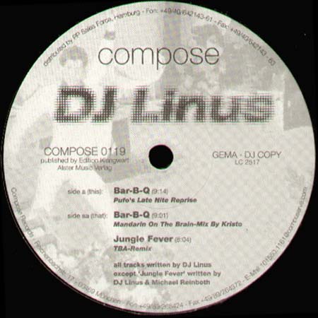 DJ LINUS - Bar-B-Q (The Remixes)