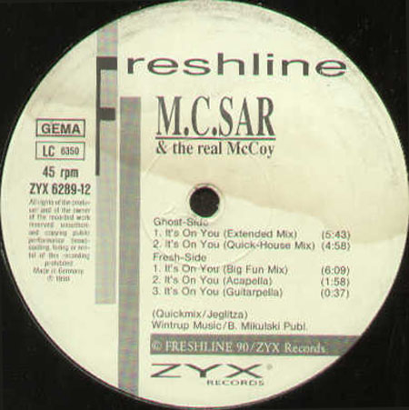 M.C. SAR & THE REAL MCCOY - It's On You