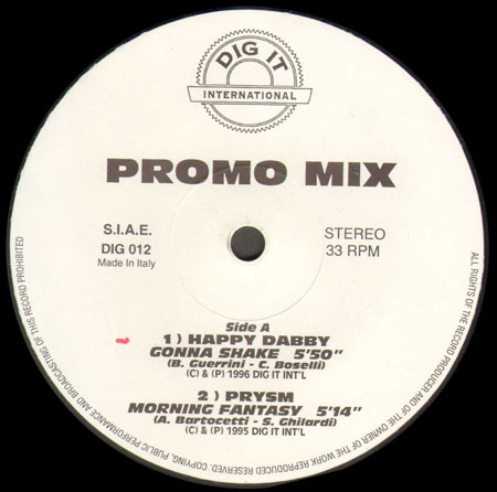 VARIOUS (HAPPY DABBY / PRYSM / WALTER ONE / ASIA) - Gonna Shake / Morning Fantasy / Startrack / Hallelujah