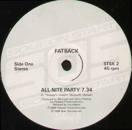 FATBACK - All-Nite Party