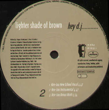 LIGHTER SHADE OF BROWN - Hey D.J. (Kenny Dope Rmx)