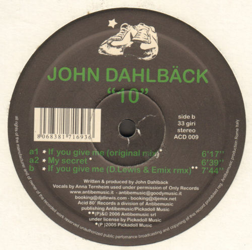 JOHN DAHLBACK - 10