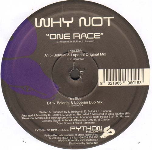 WHY NOT - One Race