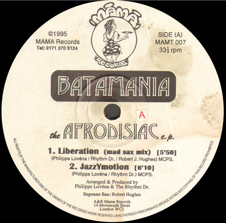 BATAMANIA - The Afrodisiac EP