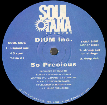 DIUM INC - So Precious