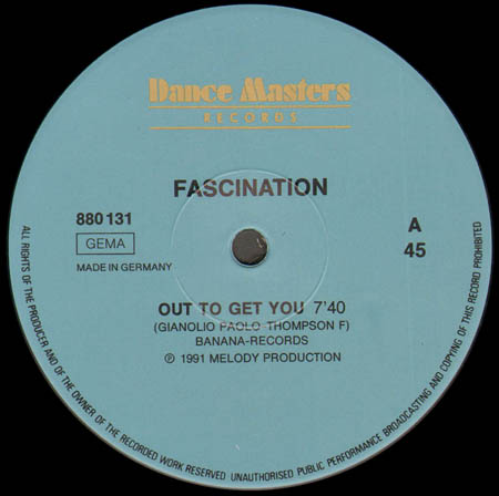 FASCINATION / FIREFLY - Out To Get You / Love Is Coming