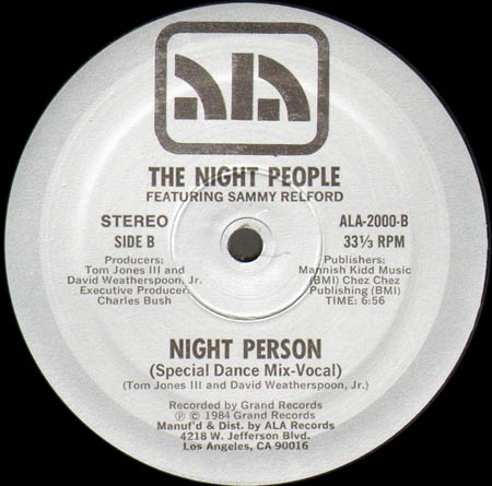 NIGHT PEOPLE - Night Person