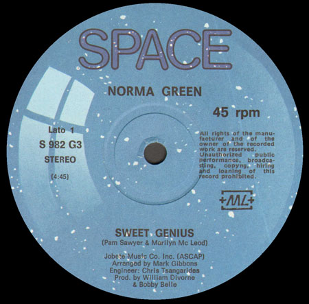 NORMA GREEN - Sweet Genius / Rock & Soul Queen