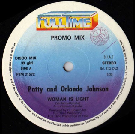 PATTY & ORLANDO JOHNSON / GARY NUMAN - Woman Is Light / My Dying Machine