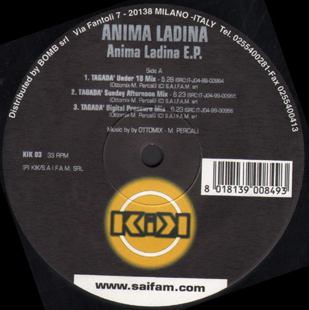 ANIMA LADINA - Anima Ladina EP