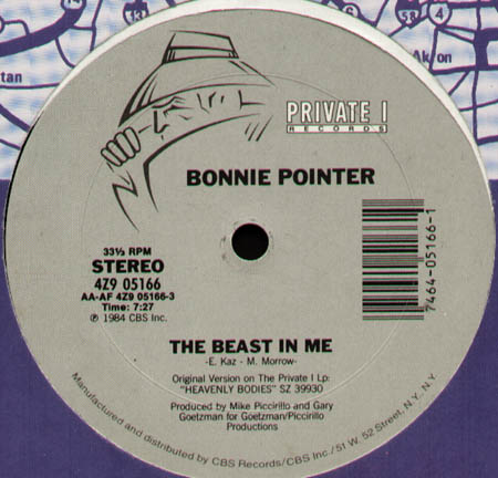 BONNIE POINTER - The Beast In Me / Tight Blue Jeans