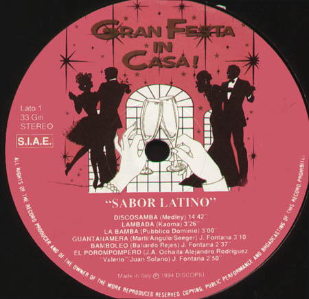 VARIOUS - Gran Festa in Casa: Sabor Latino 