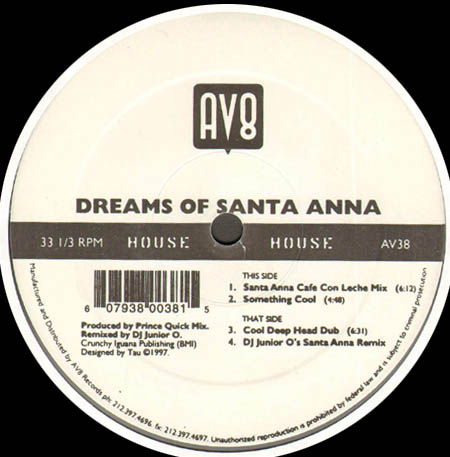 PRINCE QUICK - Dreams Of Santa Anna (DJ Junior O's Remix)