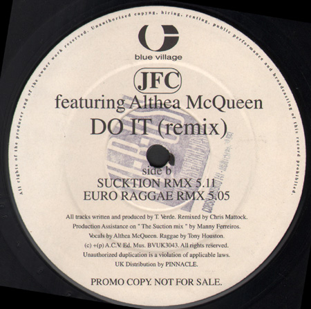 JFC, FEAT. ALTHEA MCQUEEN - Do It (Remix), Feat.  Althea McQueen