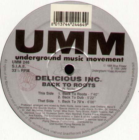 DELICIOUS INC. - Back To Roots (Mixed By Jamie Lewis)