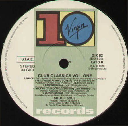 SOUL II SOUL - Club Classics Vol. One