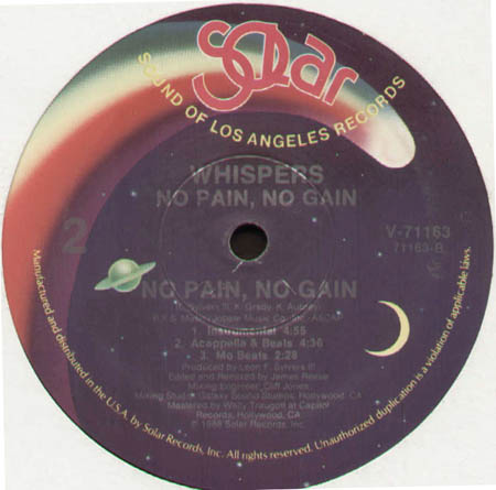 WHISPERS - No Pain, No Gain