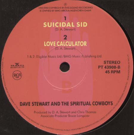 DAVE STEWART AND THE SPIRITUAL COWBOYS - Jack Talking