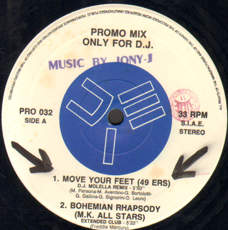 VARIOUS (49ERS / M.K. ALL STARS / SHAFTY / COCODANCE) - Promo Mix 32 (Move Your Feet / Bohemian Rhapsody/ Deep Inside Of You / Angels Of Love)