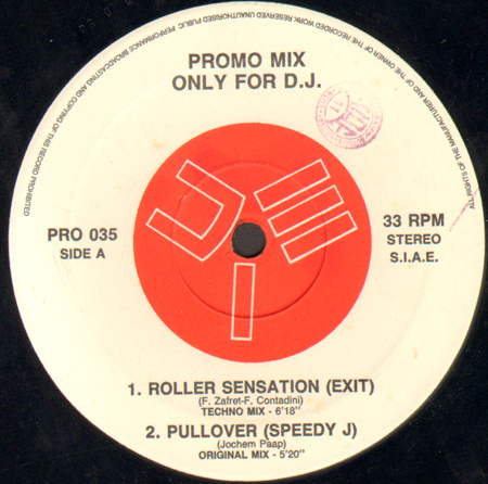 VARIOUS (E.X.I.T. / SPEEDY J  / ENTERPRISE / FORRESTAL) - Promo Mix 35 (Roller Sensation / Pullover / Enterprise / Forrestal)