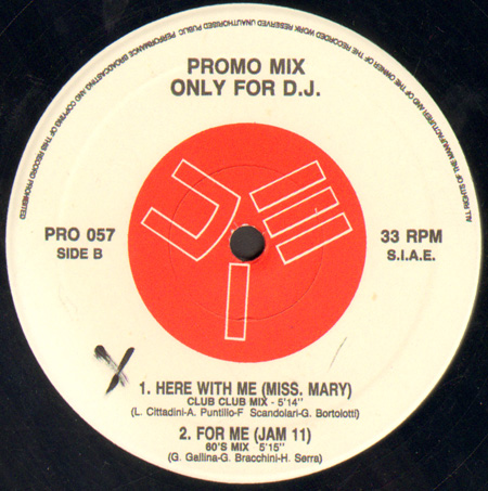 VARIOUS (DASH 8 / R.A.F. / MISS. MARY / JAM 11) - Promo Mix 57 (Friends / I Can't Believe / Here With Me / For Me)