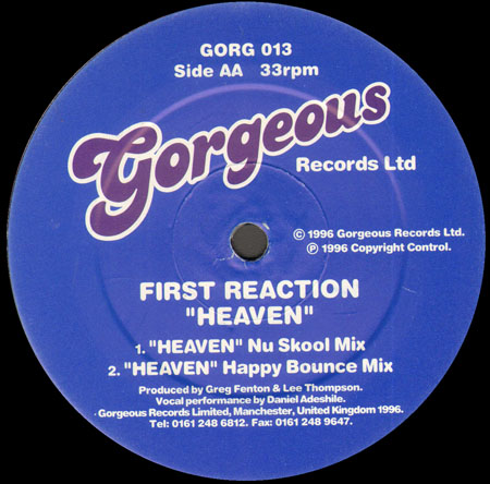 FIRST REACTION - Heaven