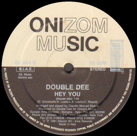 DOUBLE DEE - Hey You