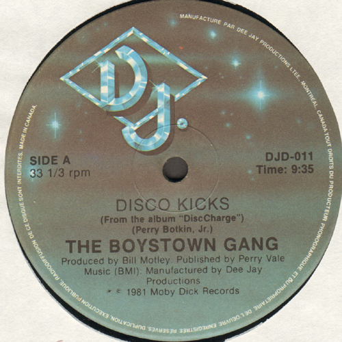 BOYS TOWN GANG - Disco Kicks