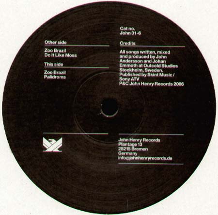 ZOO BRAZIL - Do It Like Moss / Palidroms 