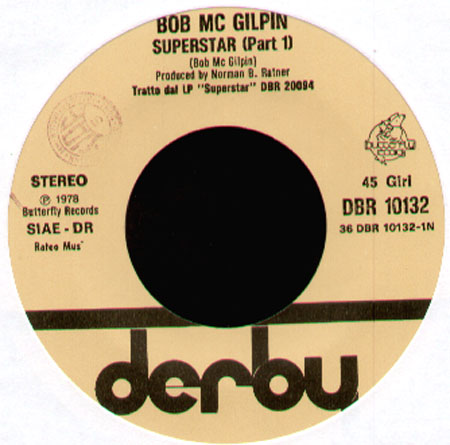 BOB MCGILPIN - Superstar