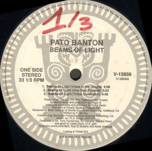 PATO BANTON - Beams Of Light