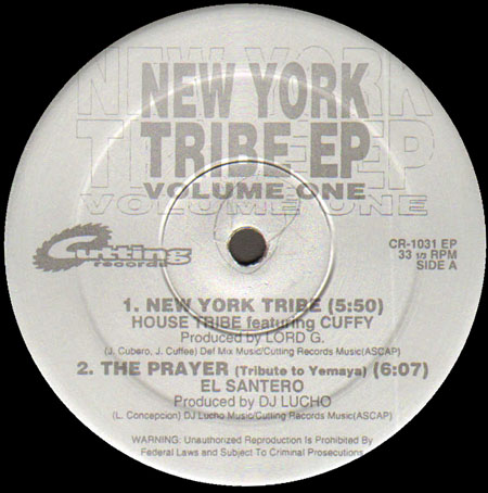 VARIOUS (NORTY COTTO / LORD G. / DJ LUCHO / RAY ABRAXAS) - New York Tribe Ep 