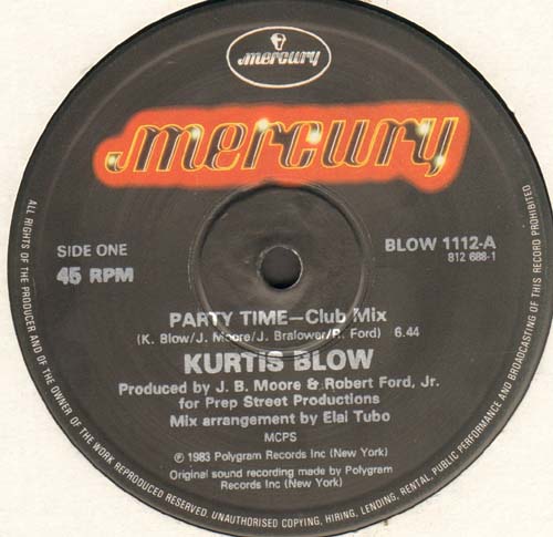 KURTIS BLOW - Party Time