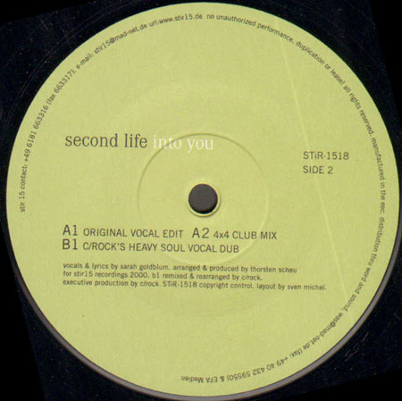 SECOND LIFE - Into You - Feat. Sarah Goldblum