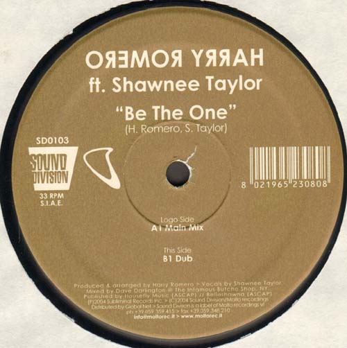HARRY ROMERO - Be The One , Feat. Shawnee Taylor
