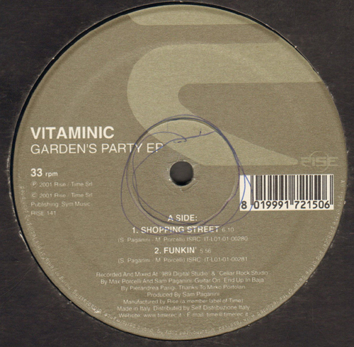 VITAMINIC - Garden's Party EP