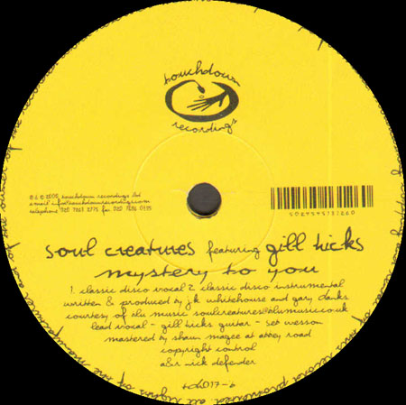SOUL CREATURES - Mystery To You, Feat. Gill Hicks