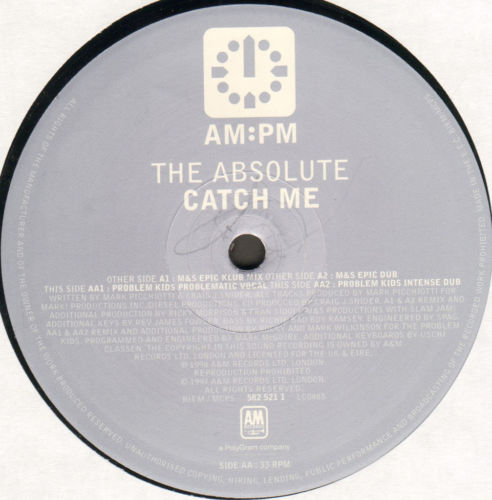 THE ABSOLUTE - Catch Me (M&S Productions / The Problem Kids Mixes)