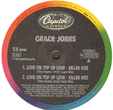 GRACE JONES - Love On Top Of Love (The Cole & Clivilles Mixes)