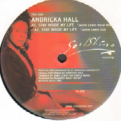 ANDRICKA HALL / DEEP SWING - Stay Inside My Life / Shelter (Remixes)