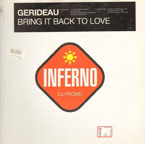 GERIDEAU - Bring It Back To Love (Joey Negro Rmxs)