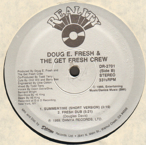 DOUG E. FRESH - Summertime