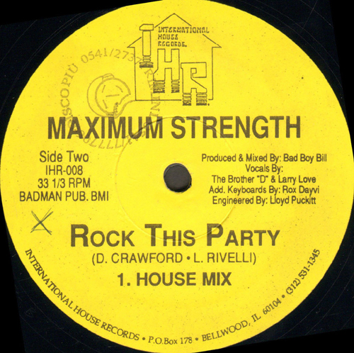 MAXIMUM STRENGTH - Rock This Party
