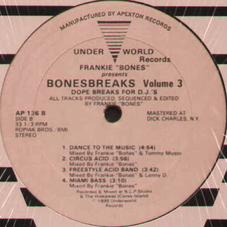 FRANKIE BONES - Bonesbreaks Volume 3