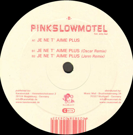PINKSLOWMOTEL - Je Ne T' Aime Plus, Feat. Anita Lixel